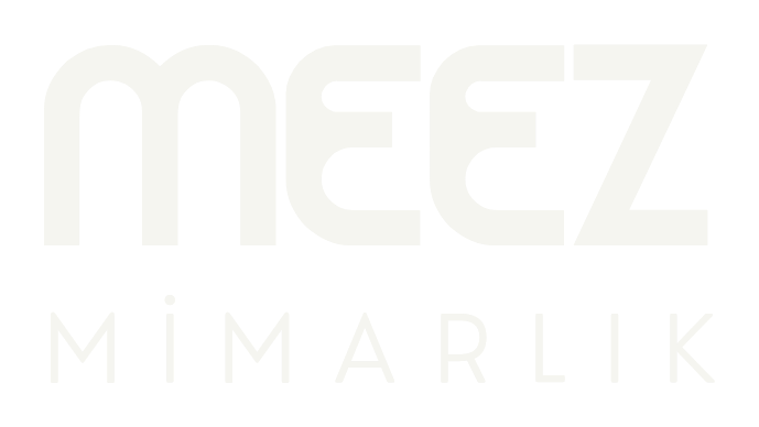 MEEZ Mimarlık logosu — Koyu zeminde kullanım